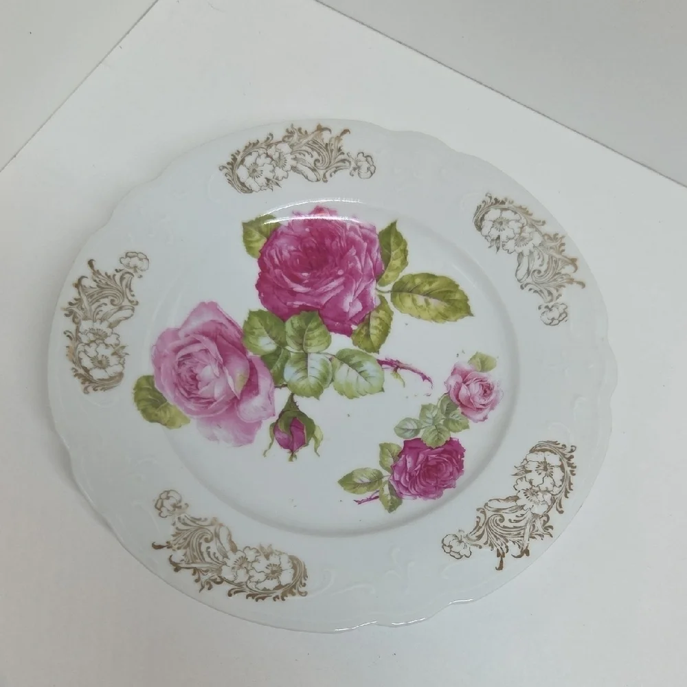 Floral White and Pink Teapot Set